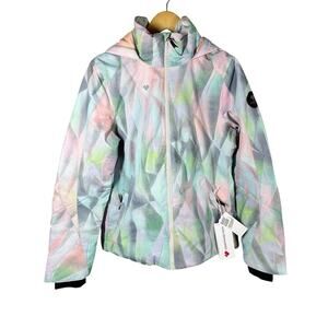 Obermeyer Snow Ski Junior Girls Rylee Print Jacket Size XL